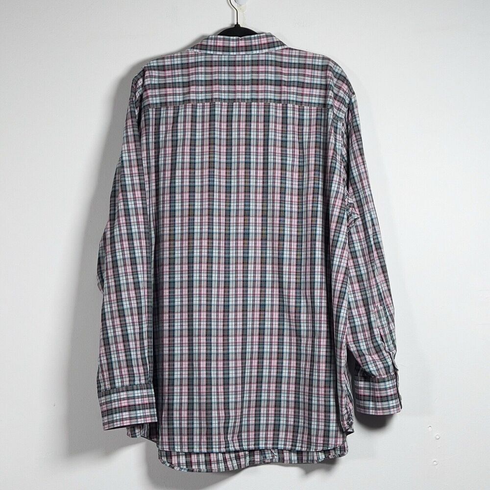 Robert Graham Plaid Shirt Mens Sz 2XL Long Sleeve Flip Cuff Button Up - Picture 4 of 13